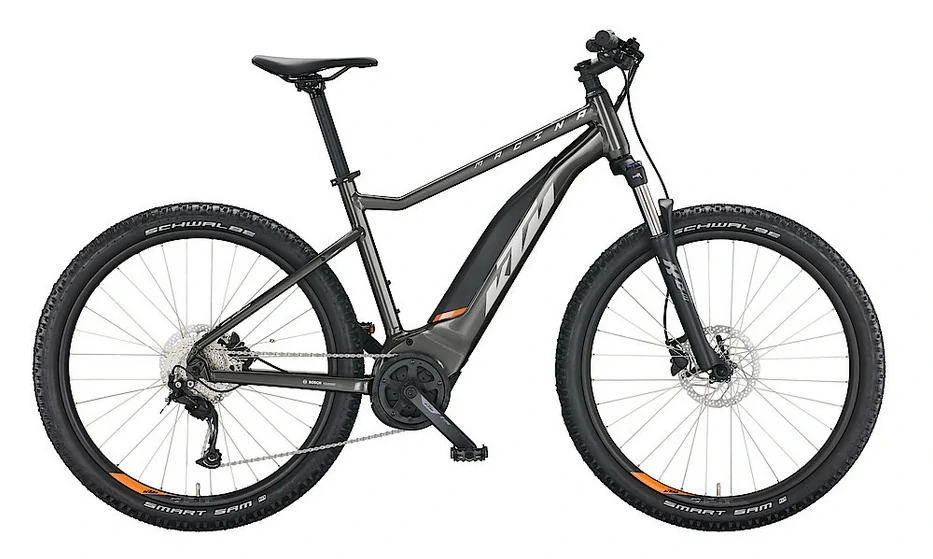 Juniorské elektrokolo KTM Macina Ride 571, šedé