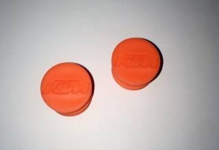 KTM Špunty do řidítek, oranžové